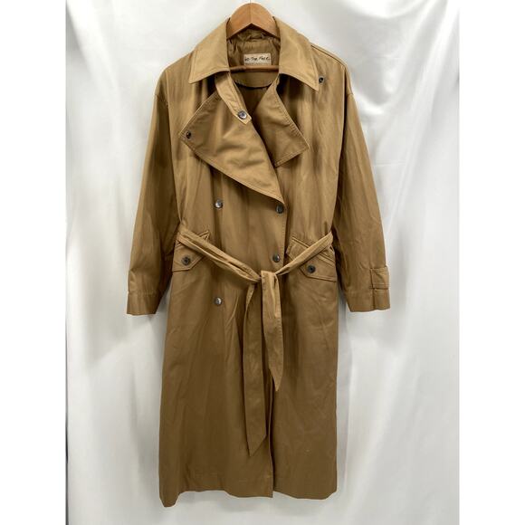 Free People XS Camel Tan Soho Trench Coat - Picture 3 of 9